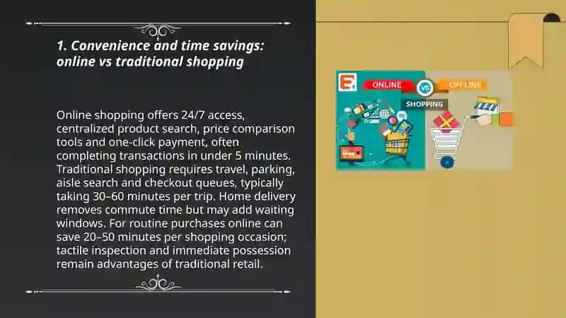 Online shopping vs traditional shopping 3