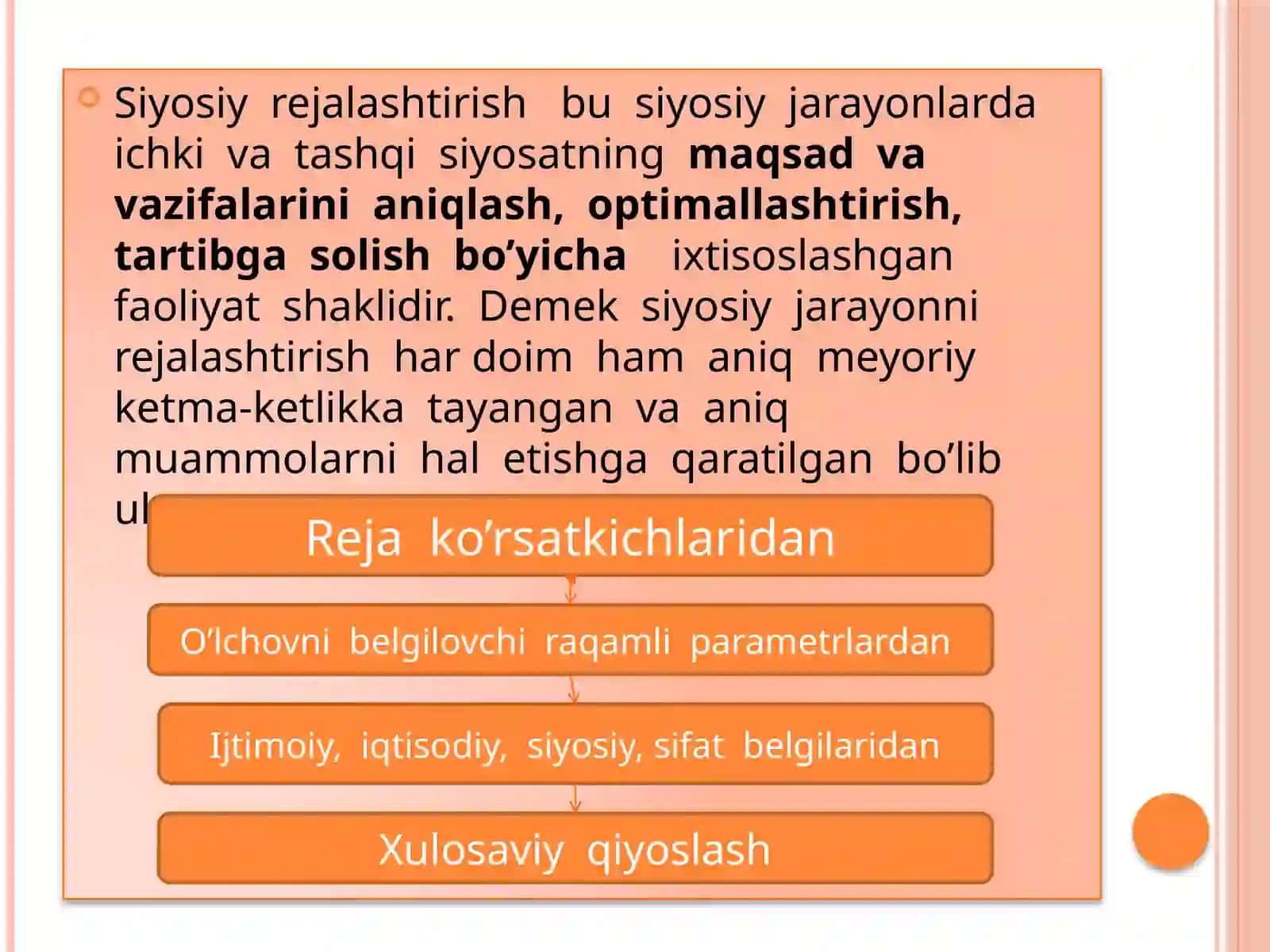 Siyosiy jarayonlarni rejalashtirish 3