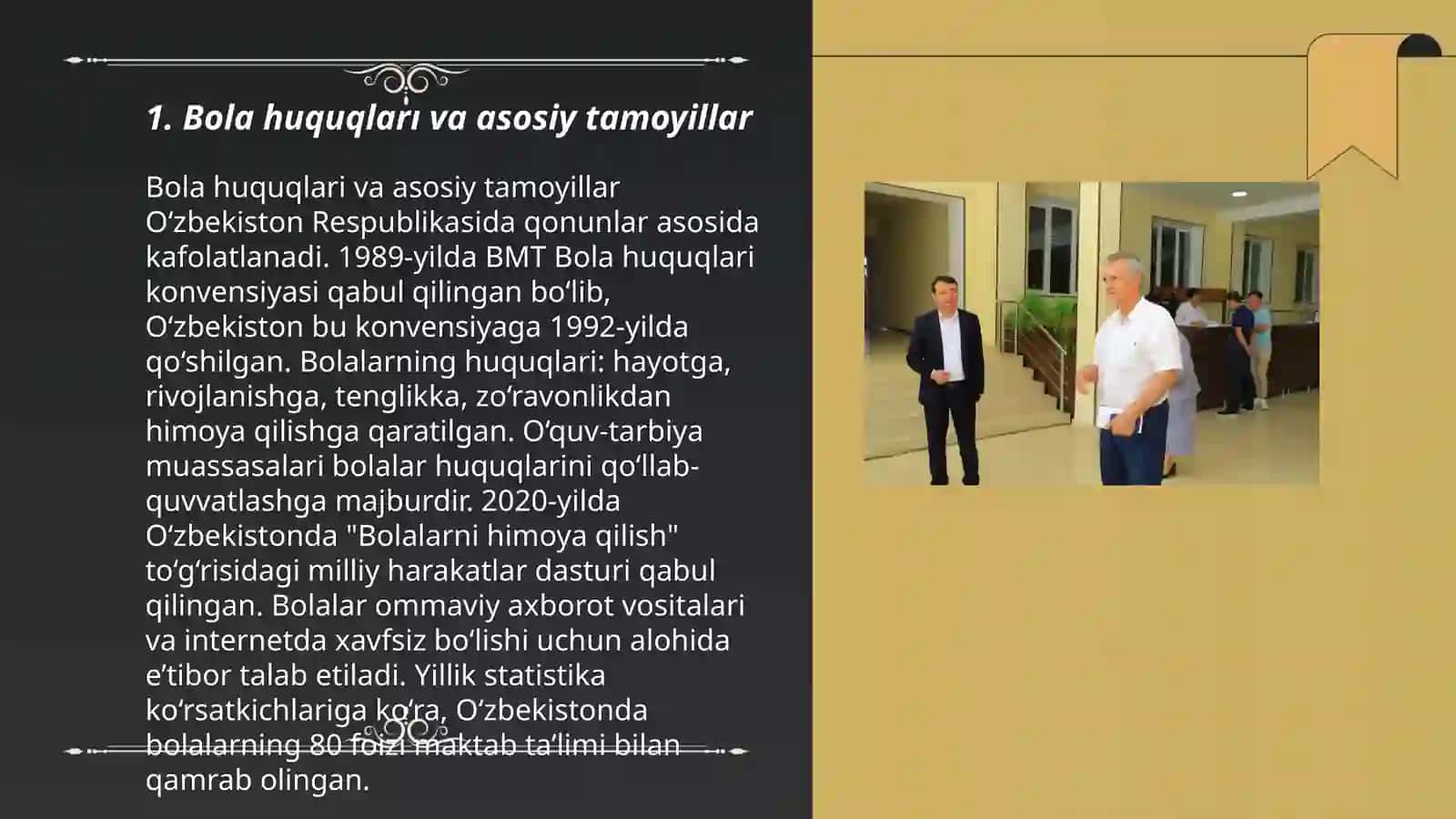 Bola huquqlarining kafolatlari to'g'risidagi qonun 3