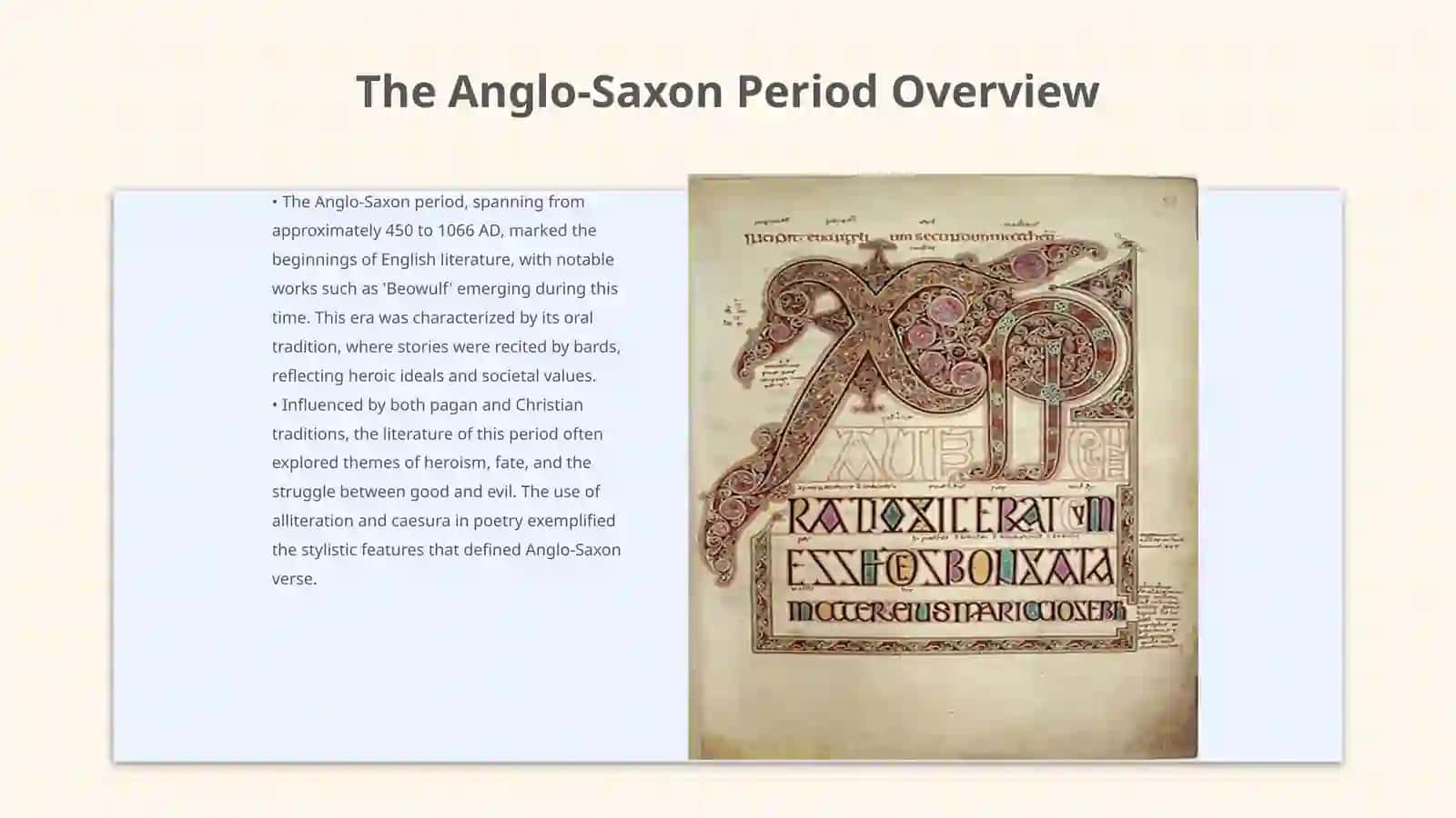 British Literary Periods 3
