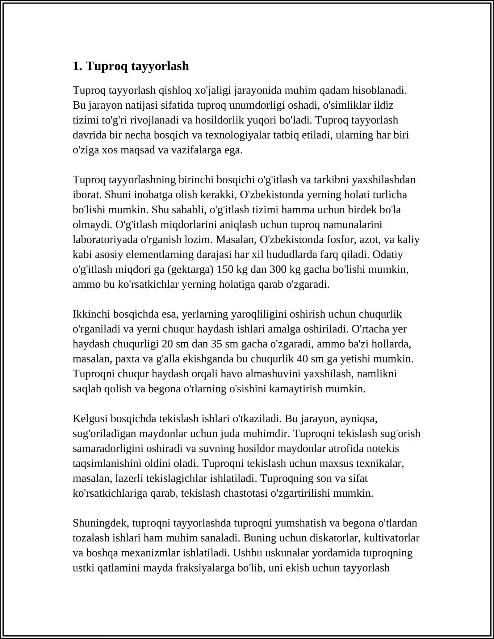 SARIMSOQ VA OSH LAVLAGI YETISHTIRISH TEXNOLOGIYASI 3