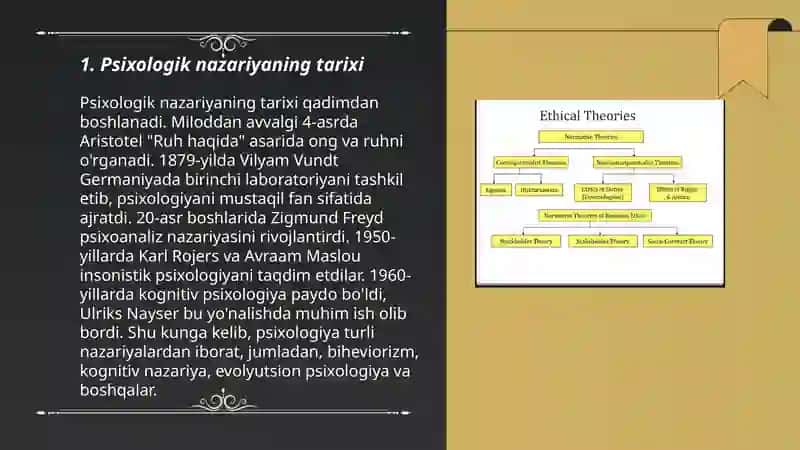 Psixologik nazariyaning oziga xosligi 3