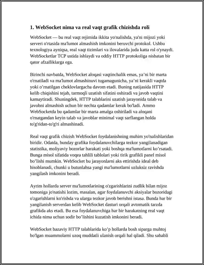 WEBSOCKET ASOSIDA REAL VAQT GRAFIK CHIZISH 3