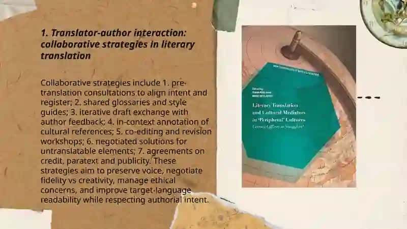 Interaction to Literary Translation 3