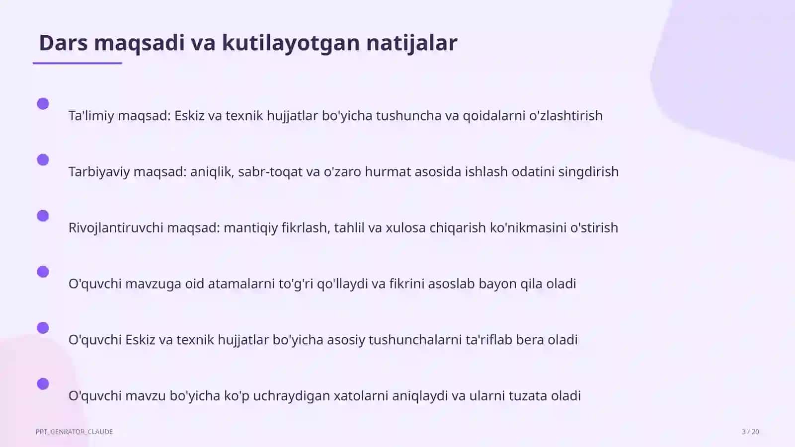 Eskiz va texnik hujjatlar (9-sinf) 3