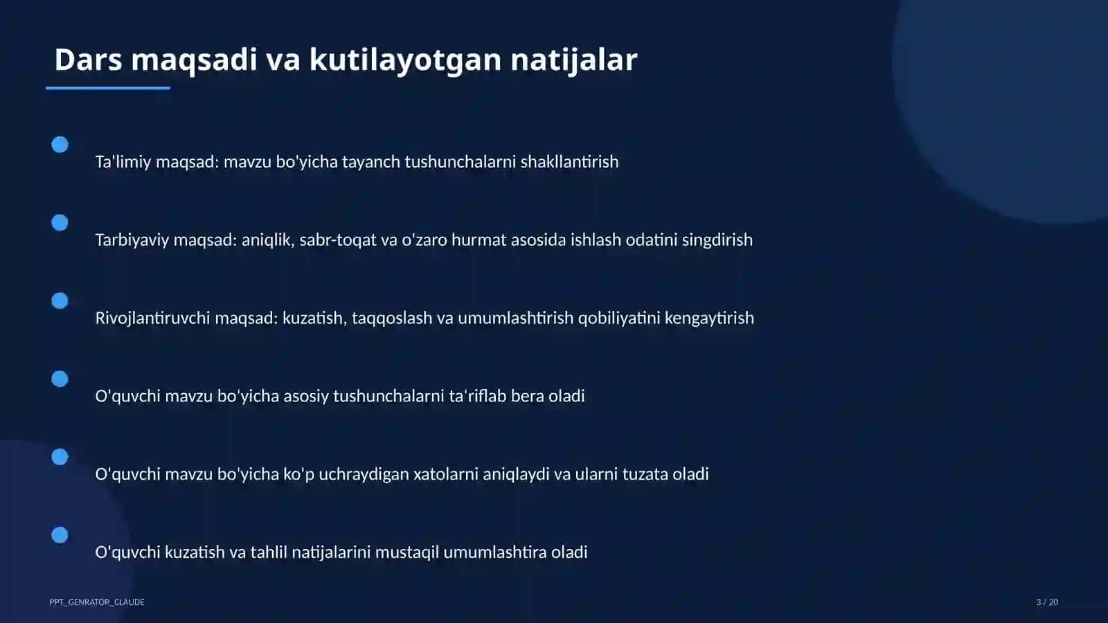 Informatika va axborot texnologiyalari (5–11) — takrorlash darsi uchun 3
