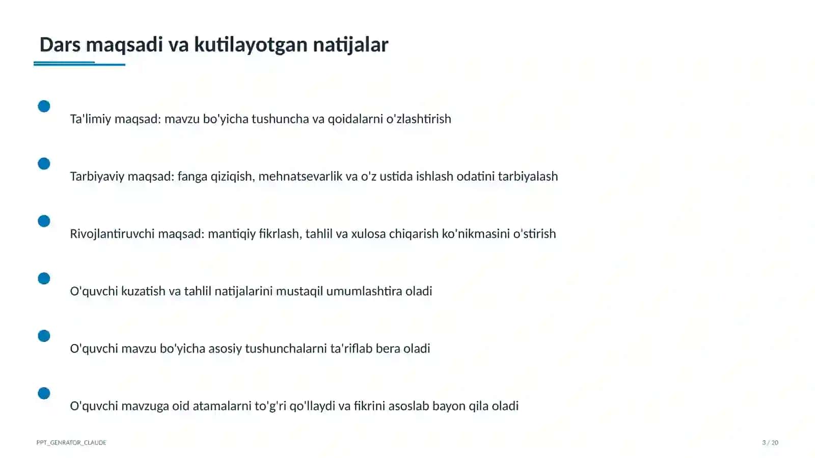 PISA tadqiqoti va matematik savodxonlik 3
