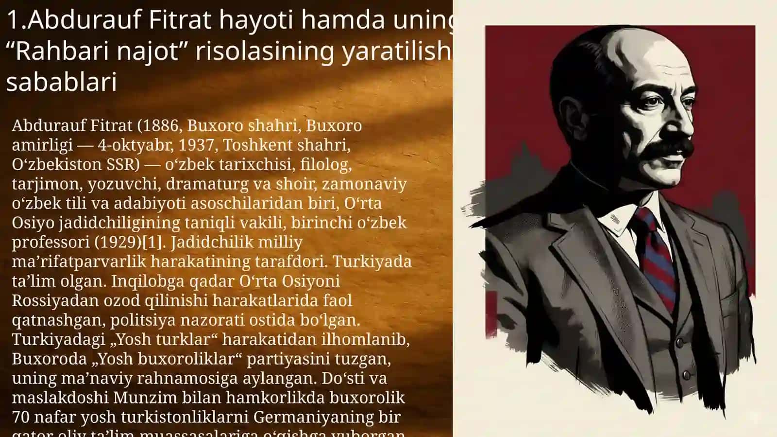 AbduraufFitratning "Rahbarinajot" risolasidagi "Baxtsizodamlaringikkitoifasi" gaoidqarashlari 3