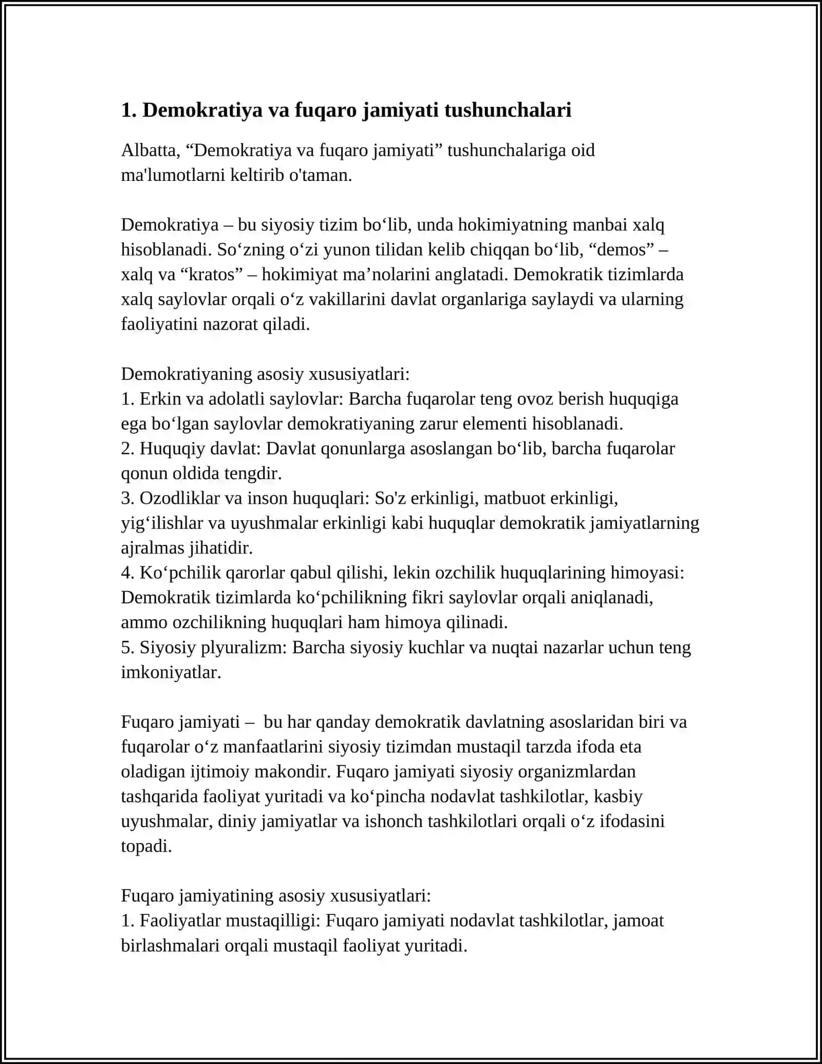 Demokratiya va fuqaro jamiyati tushunchalari 3