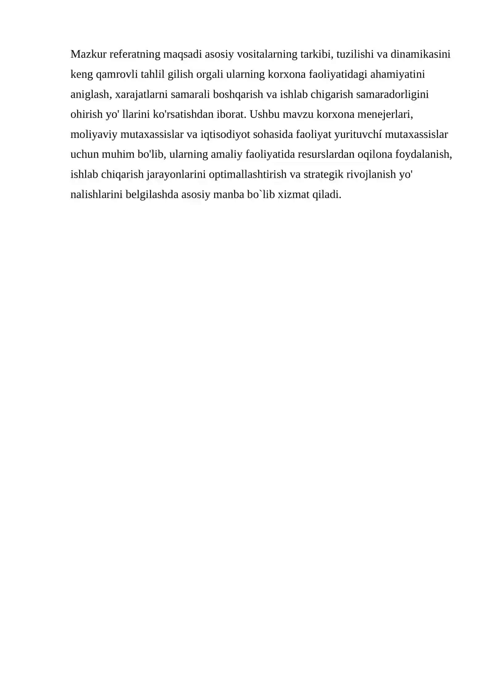 Asosiy vositalar 3