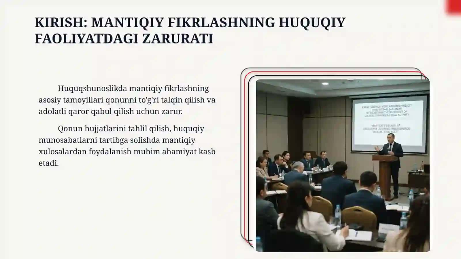 Mantiqiy fikrlash va argumentatsiyaning huquqshunos faoliyatidagi roli 3