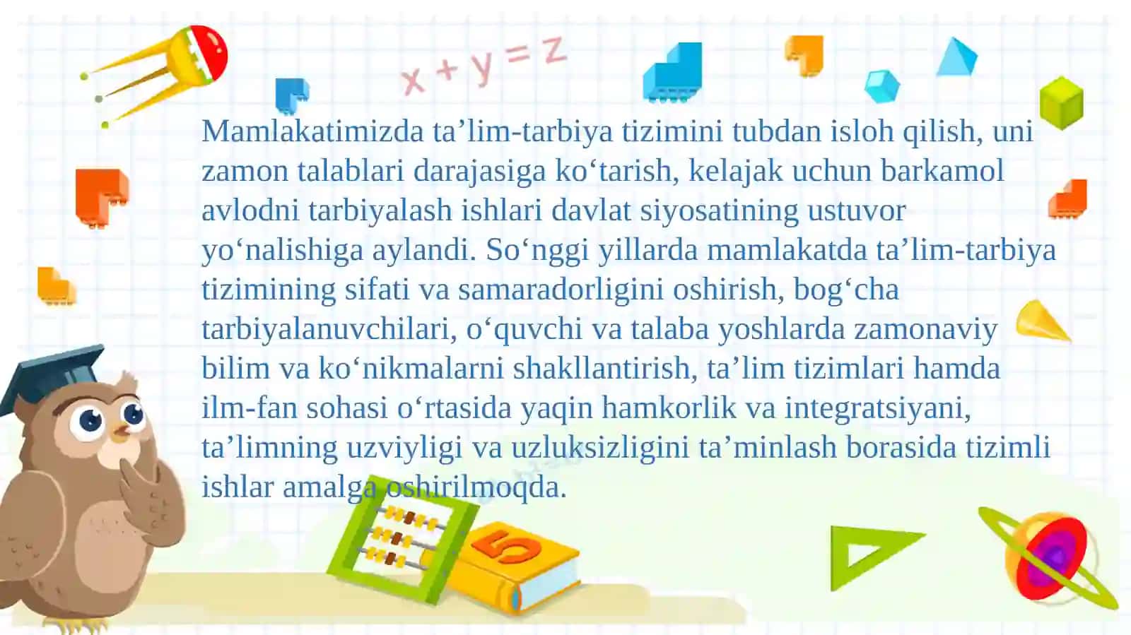 Boshlang’ichsinflaalgebraelementlarinio’qitishmetodikasi 3