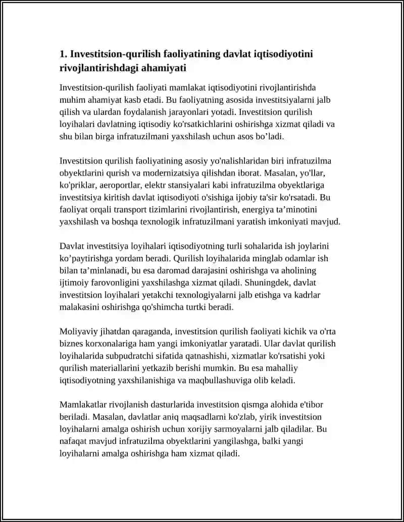NUKUS SHAHARI BERDAQ NOMI DAGI ARXITEKTURA FAKULTETI MUSTAQIL ISH 3