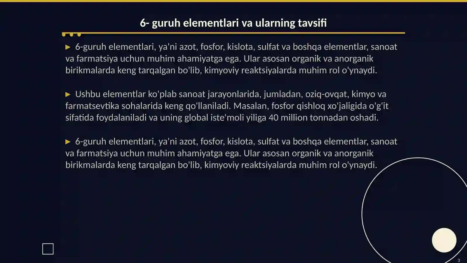 6- guruh elementlarining sanoat va farmatsiyadagi ahamiyati 3