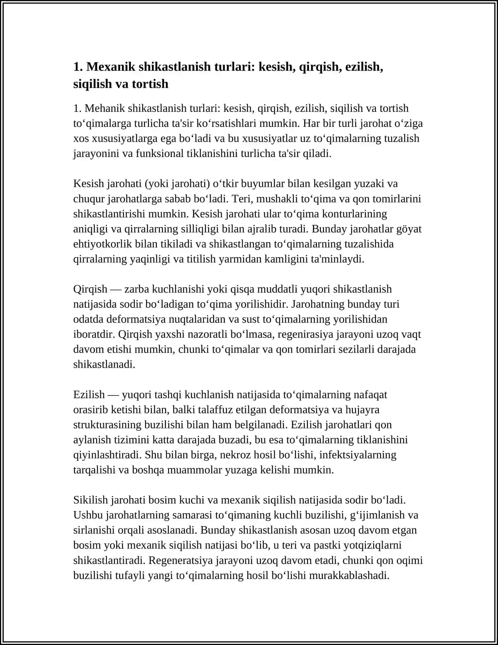 SHIKASTLANISHNING MEHANIK JIHATLARINI ULARNING TOQIMALAR TUZALISHI VA FUNKSIYASIGA TA'SIRI 3