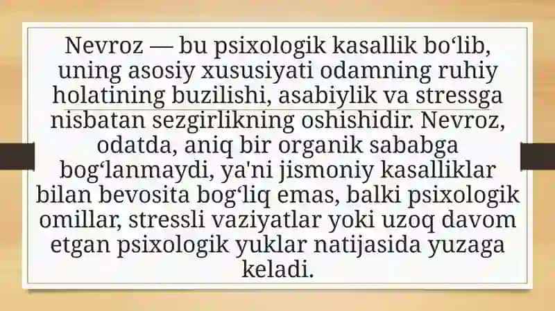nevrozni aniqlash metodikalari 3