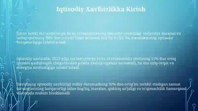 Iqtisodiy Xavfsizlikning Mohiyati 3