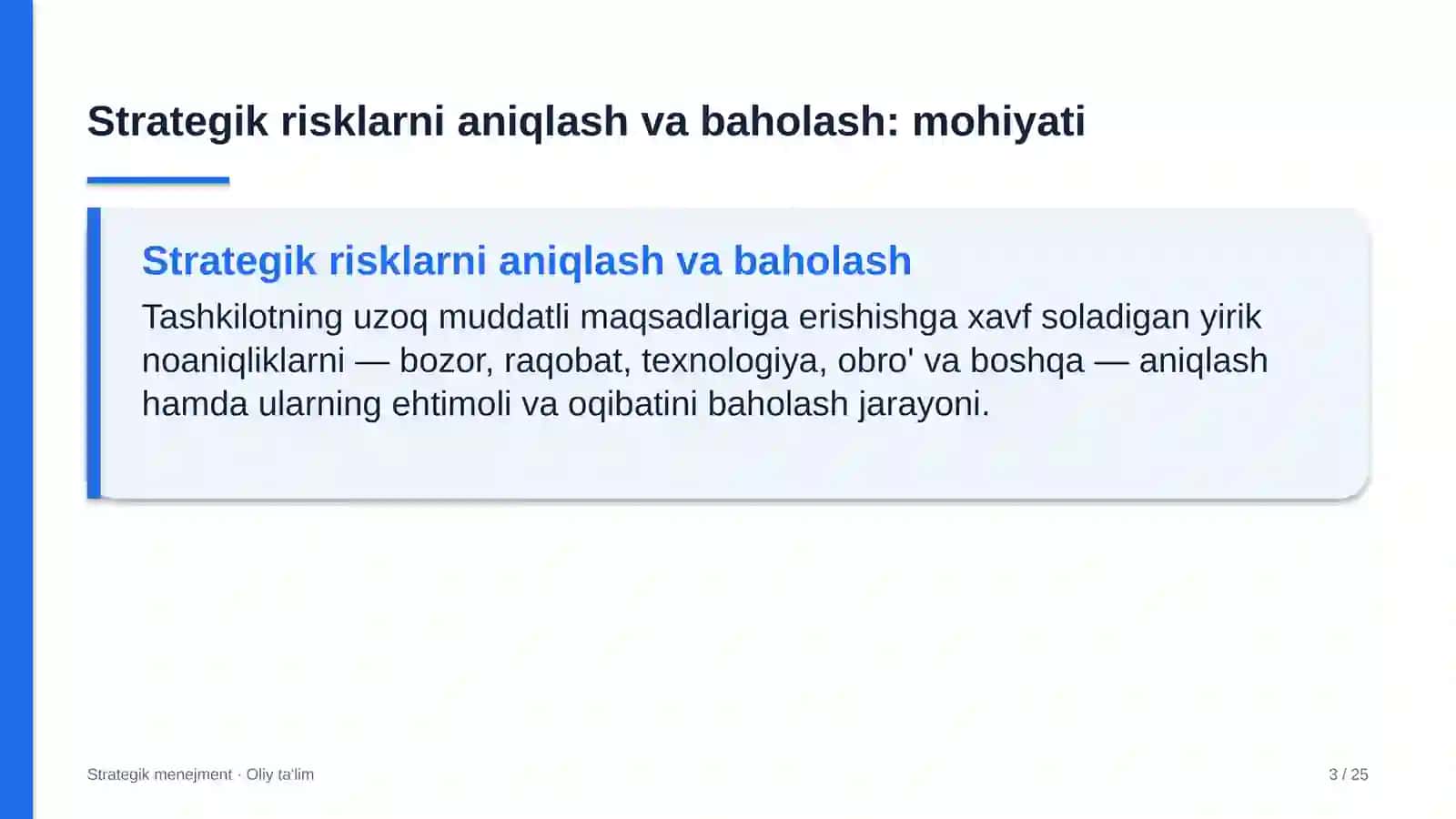 sotsiologik tadqiqot markazlarida strategik risklarni aniqlash va baholash 2921 3