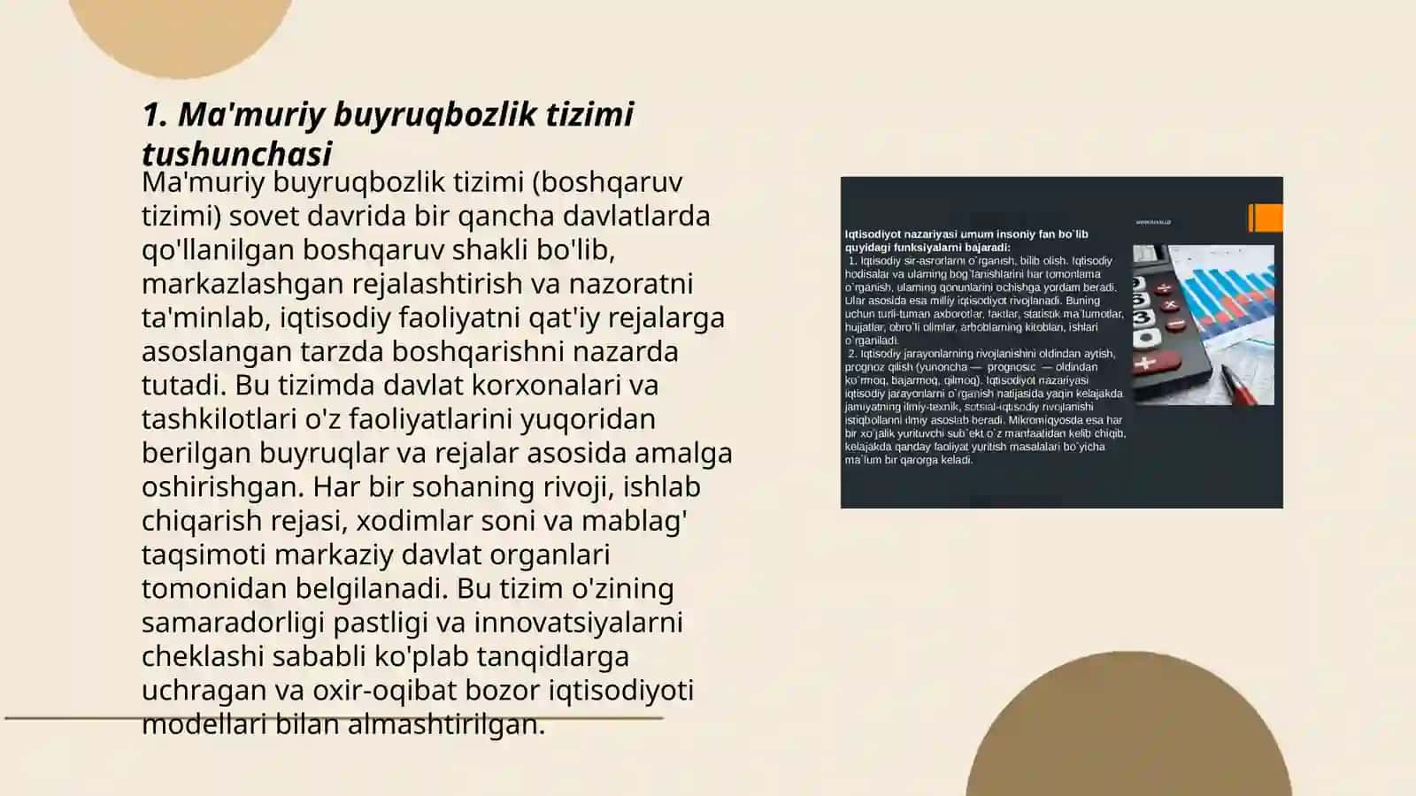 Ma'muriy buyruqbozlik tizimi tushunchasi 3