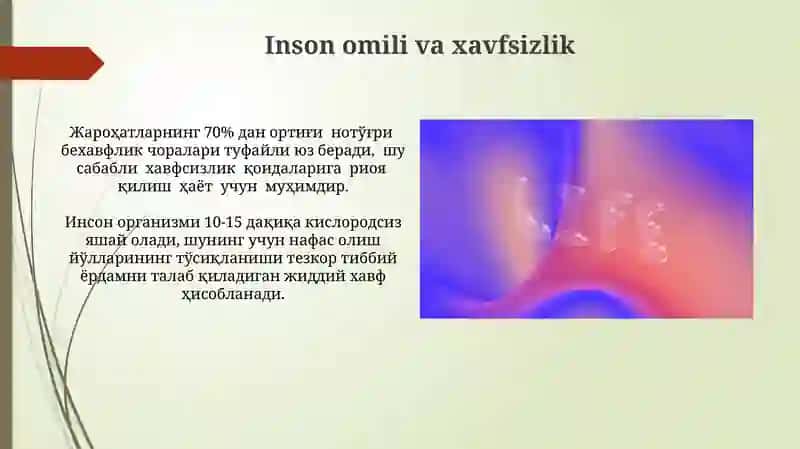 Hayotiy faoliyat havfsizligining nazariy asoslari 3