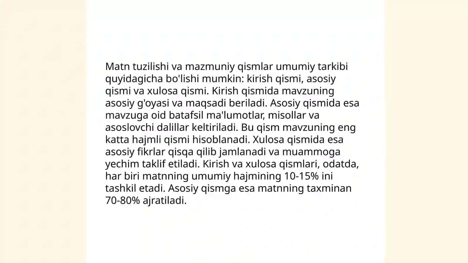 Matnini ma'noviy qismlarga boʻlish tamoyillari 3