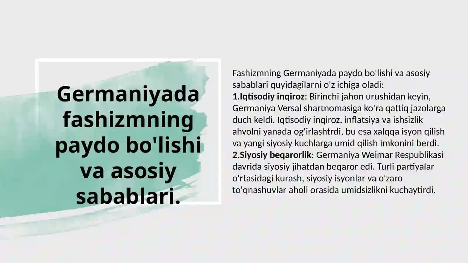 FASHISTIK GERMANIYANING AGRESSIF TASHQI SIYOSATI 3