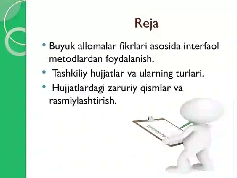 “DAVLAT TILIDA ISH YURITISH” 3