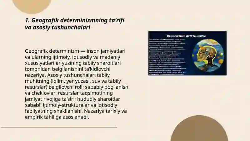 Geogarfik determinizm 3