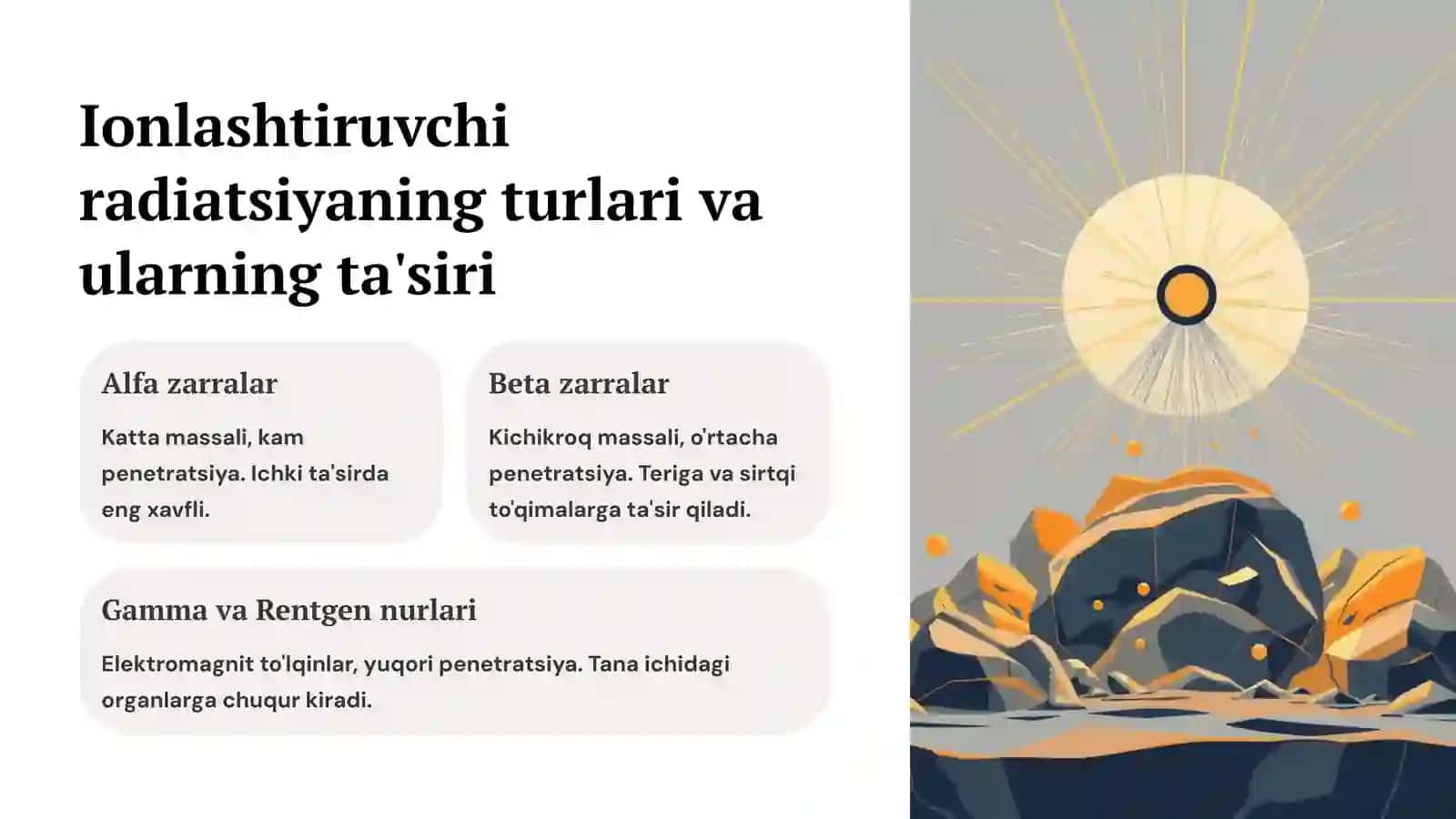 Radiatsiyaning to'qimaga bevosita va vositali ta'siri 3