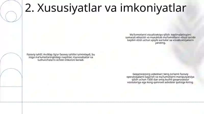 ArcMap Dasturi Haqida 3