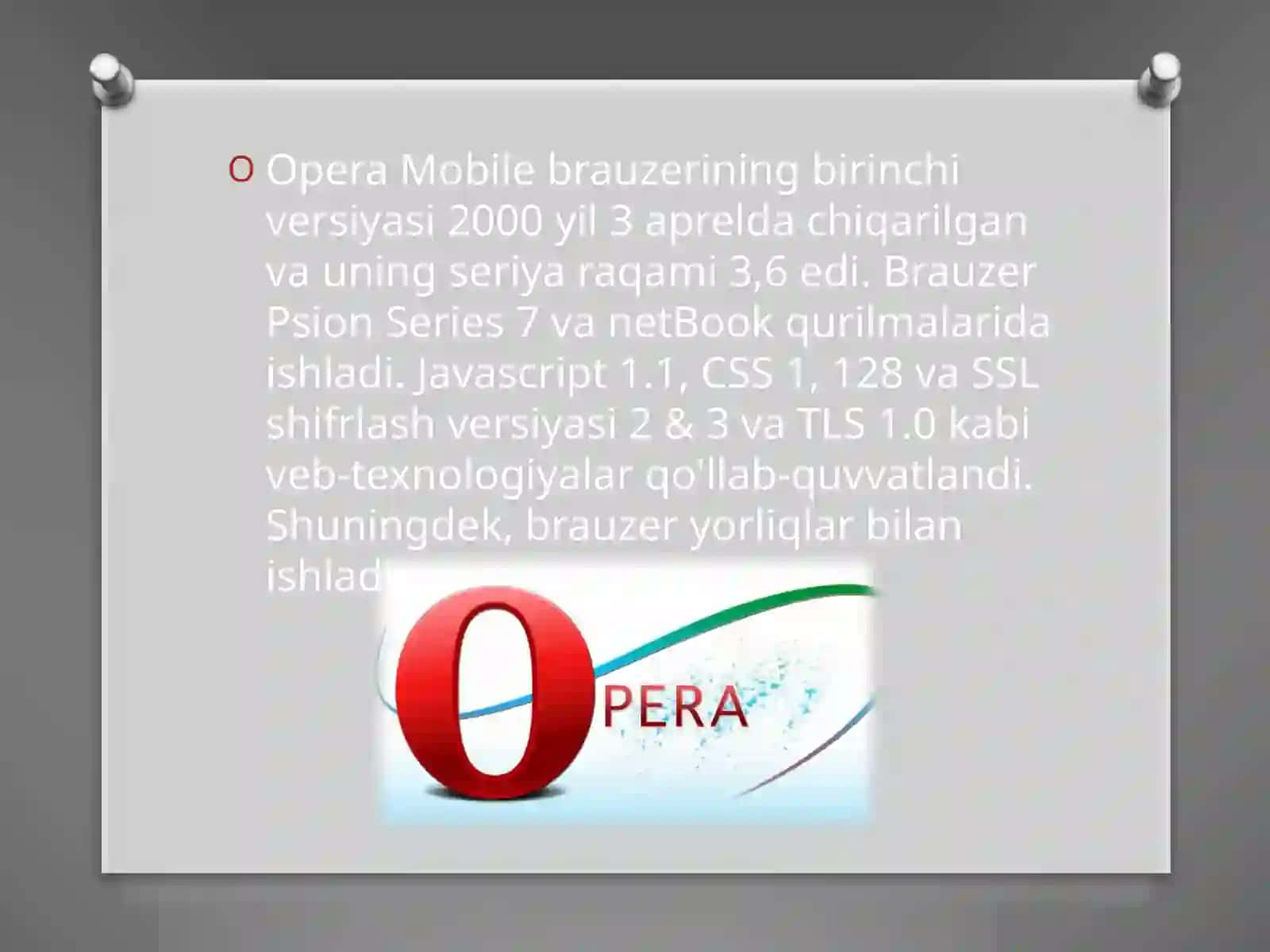 Opera Mobile 3