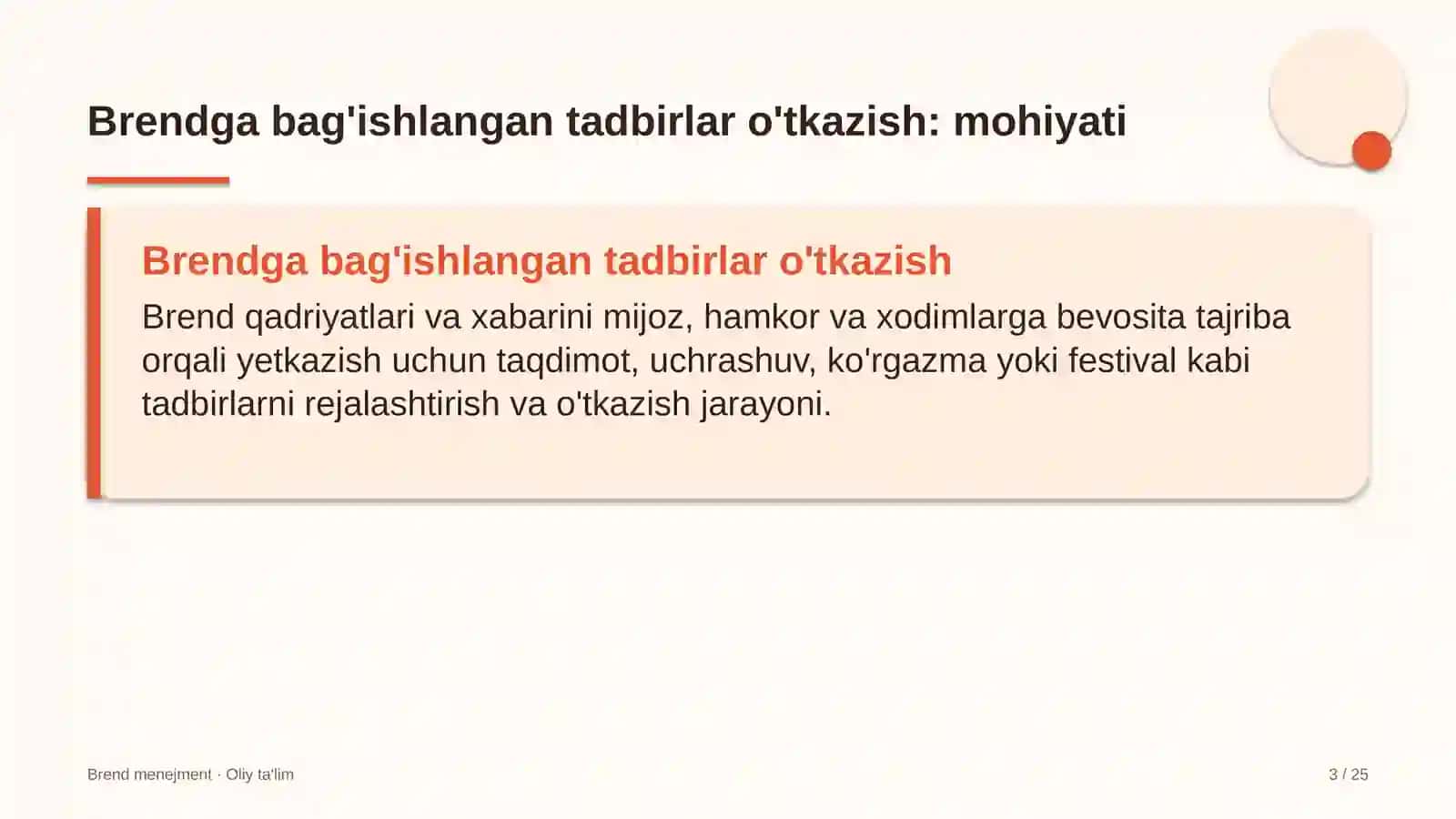 texnik ko'rik markazlarida brendga bag'ishlangan tadbirlar o'tkazish 2830 3