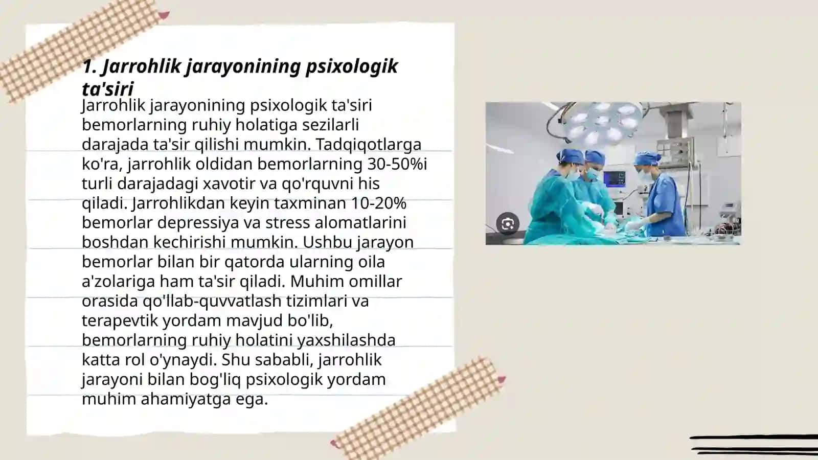 Jarrohlik bólimidagi bemorlar psixologiyasi masalalari 3