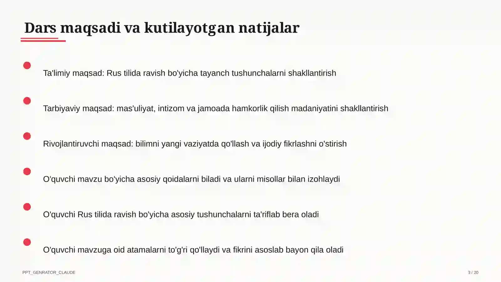 Rus tilida ravish (7-sinf) 3