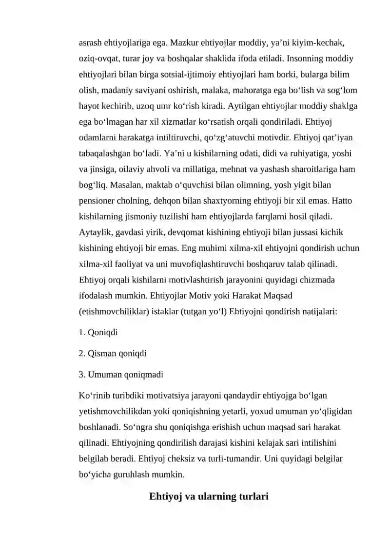 Personalni mativatsiya qilishning mexanizimi ishlab chiqarish 3