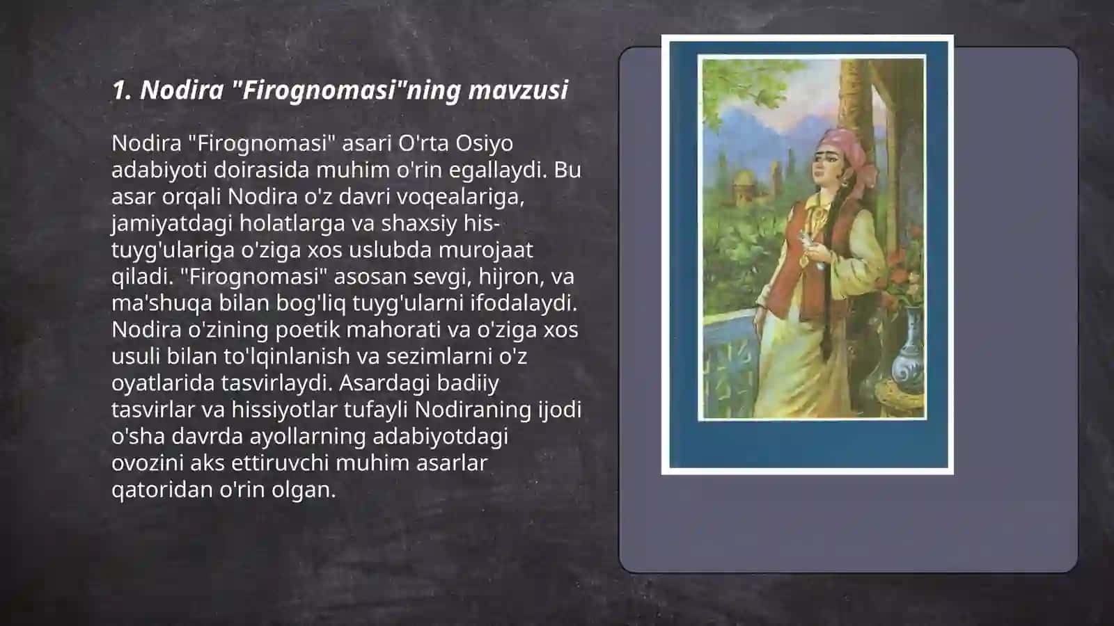 Nodira "Firognomasi" 3