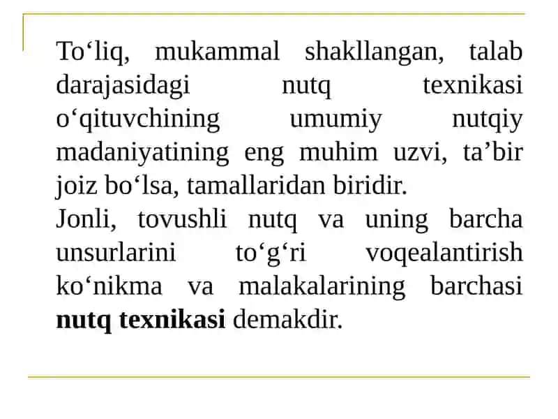 Nutqqa tayyorgarlik 3
