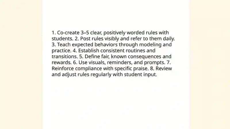 Strategies for Managing Classroom Behavior 3