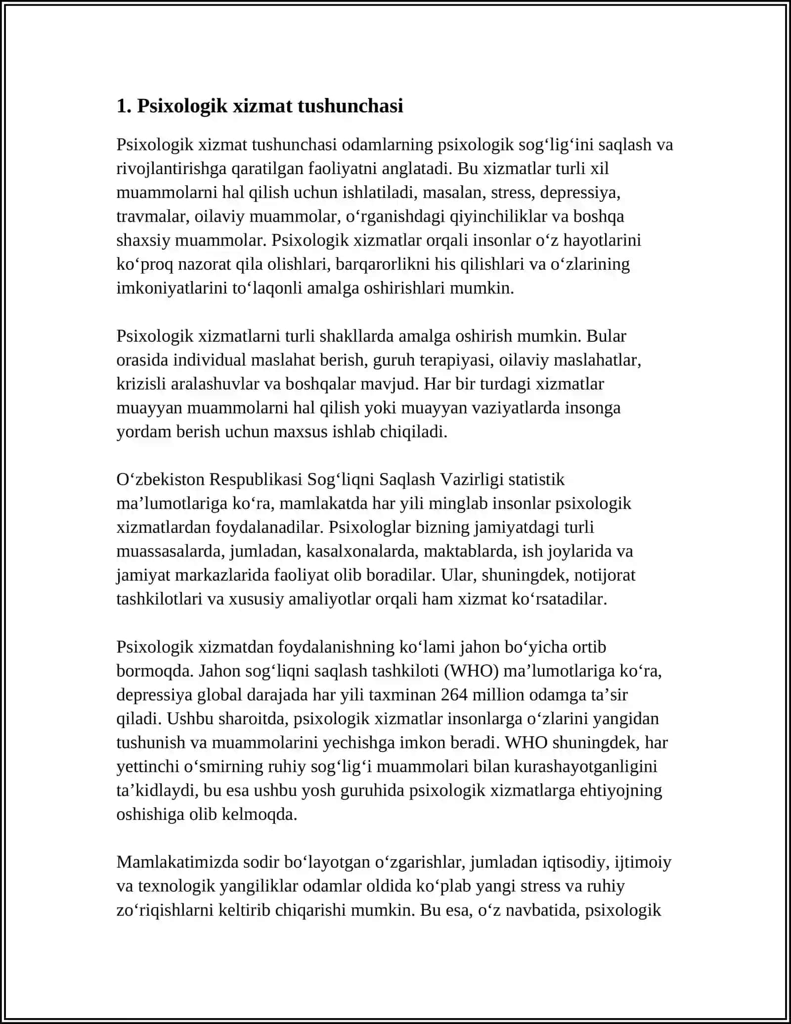 PSIXOLOGIK XIZMATNING YUZAGA KELISH TARIXI 3