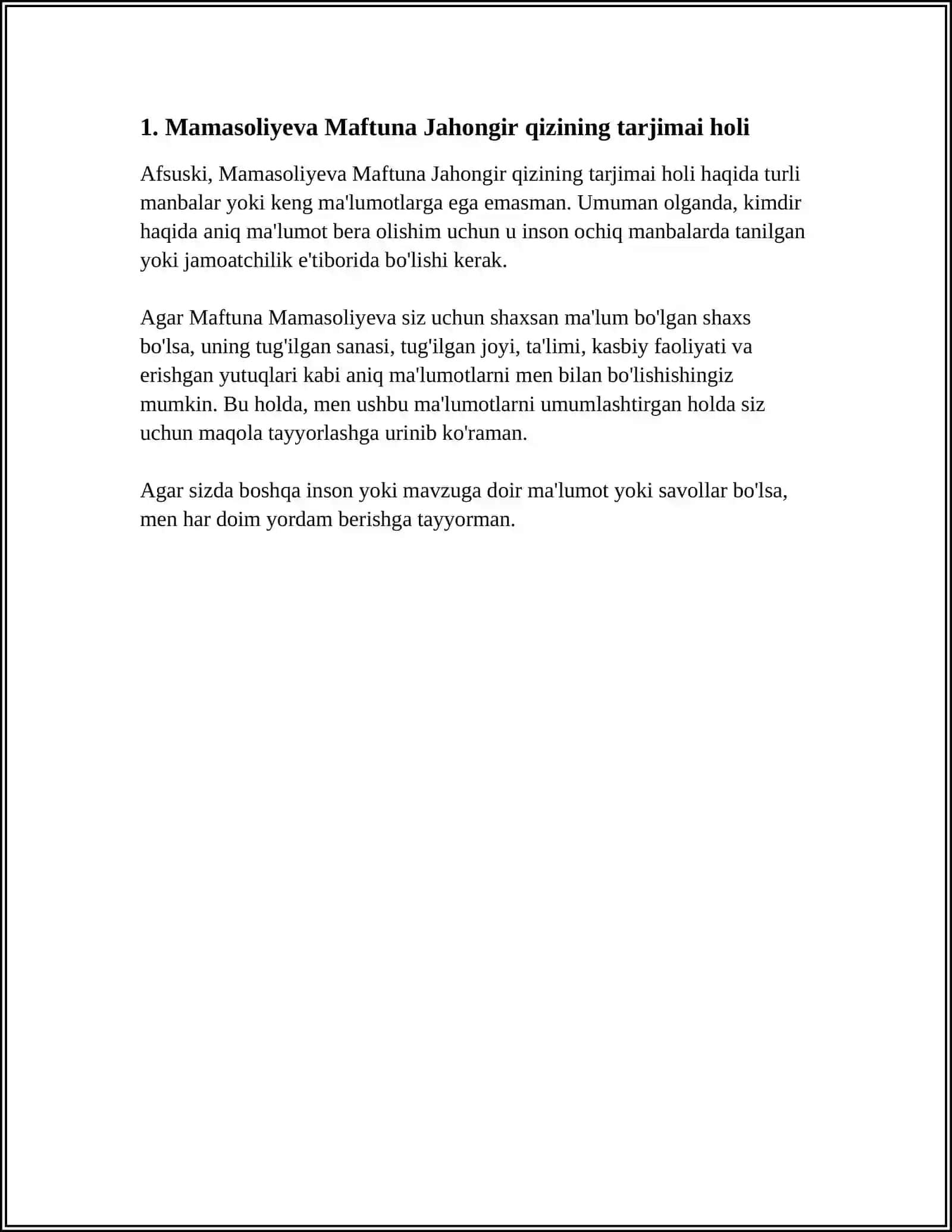 Mamasoliyeva Maftuna Jahongir kizi 3