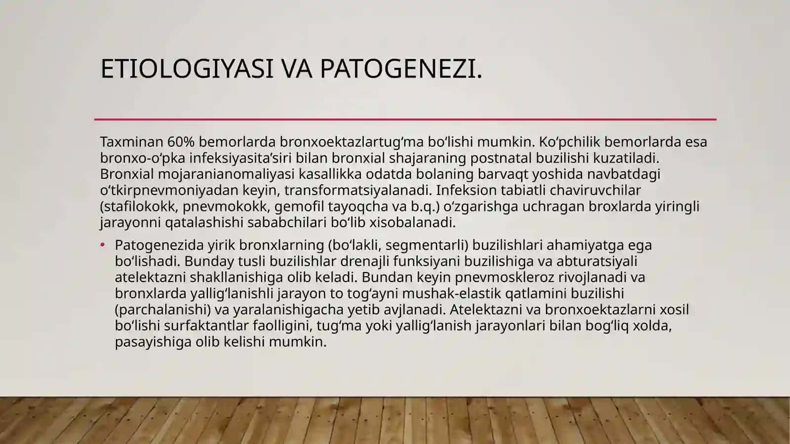 Bronxoektaz. 3
