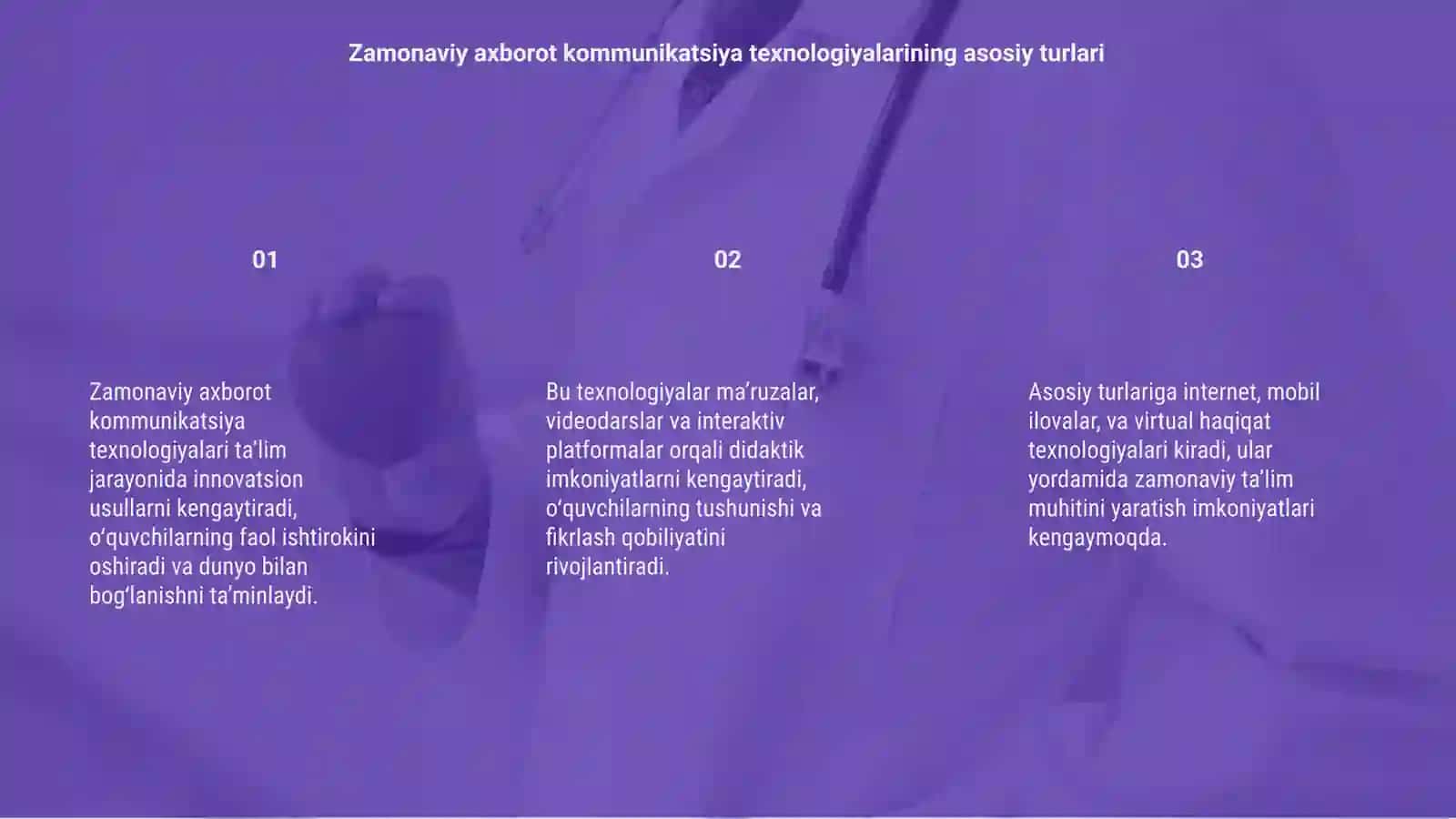 Zamonaviy axborot kommunikatsiya texnologiyalari 3