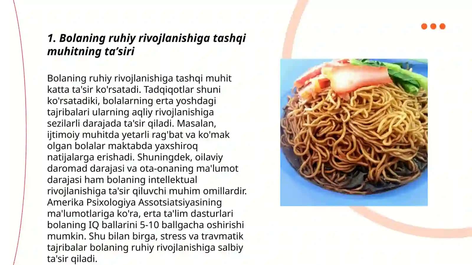 Bolaga tashqi muhitning taʼsiri 3