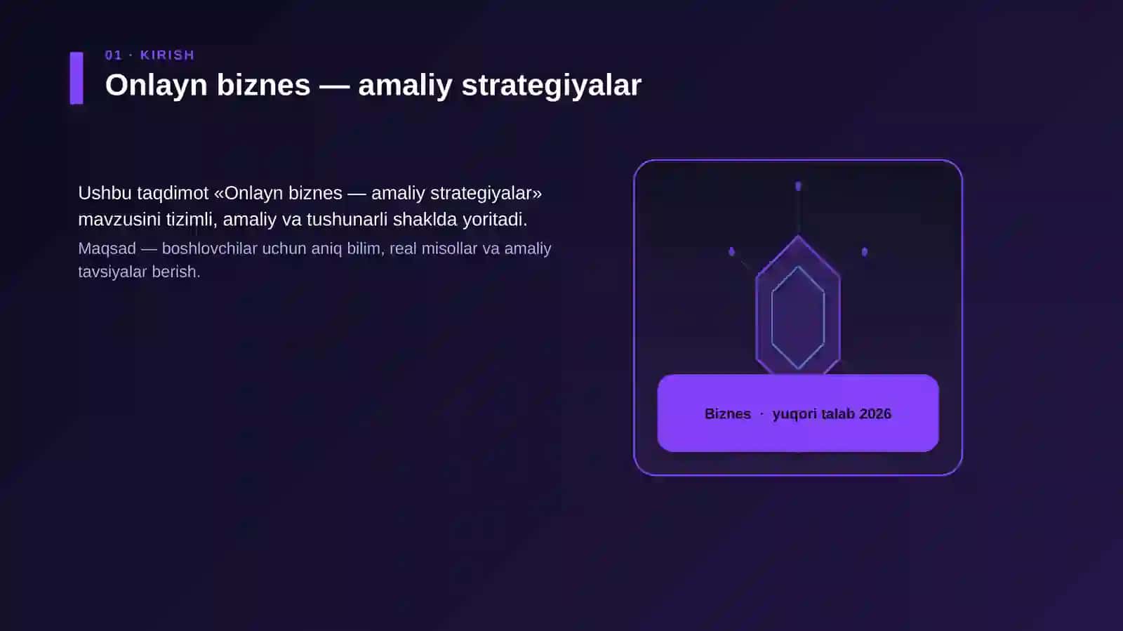 Onlayn biznes — amaliy strategiyalar 3