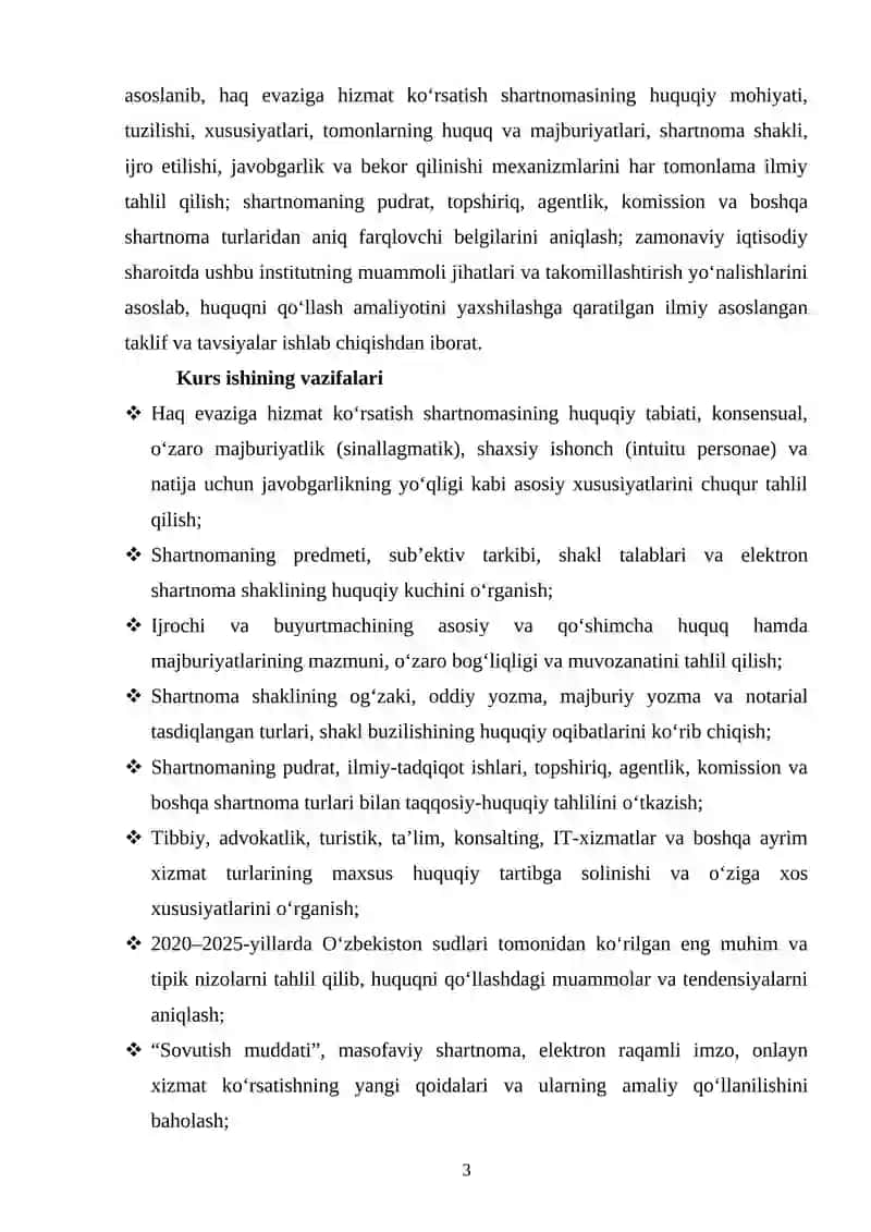 Haq Evazigа Hizmаt Korsatish Shartnomаsi 3