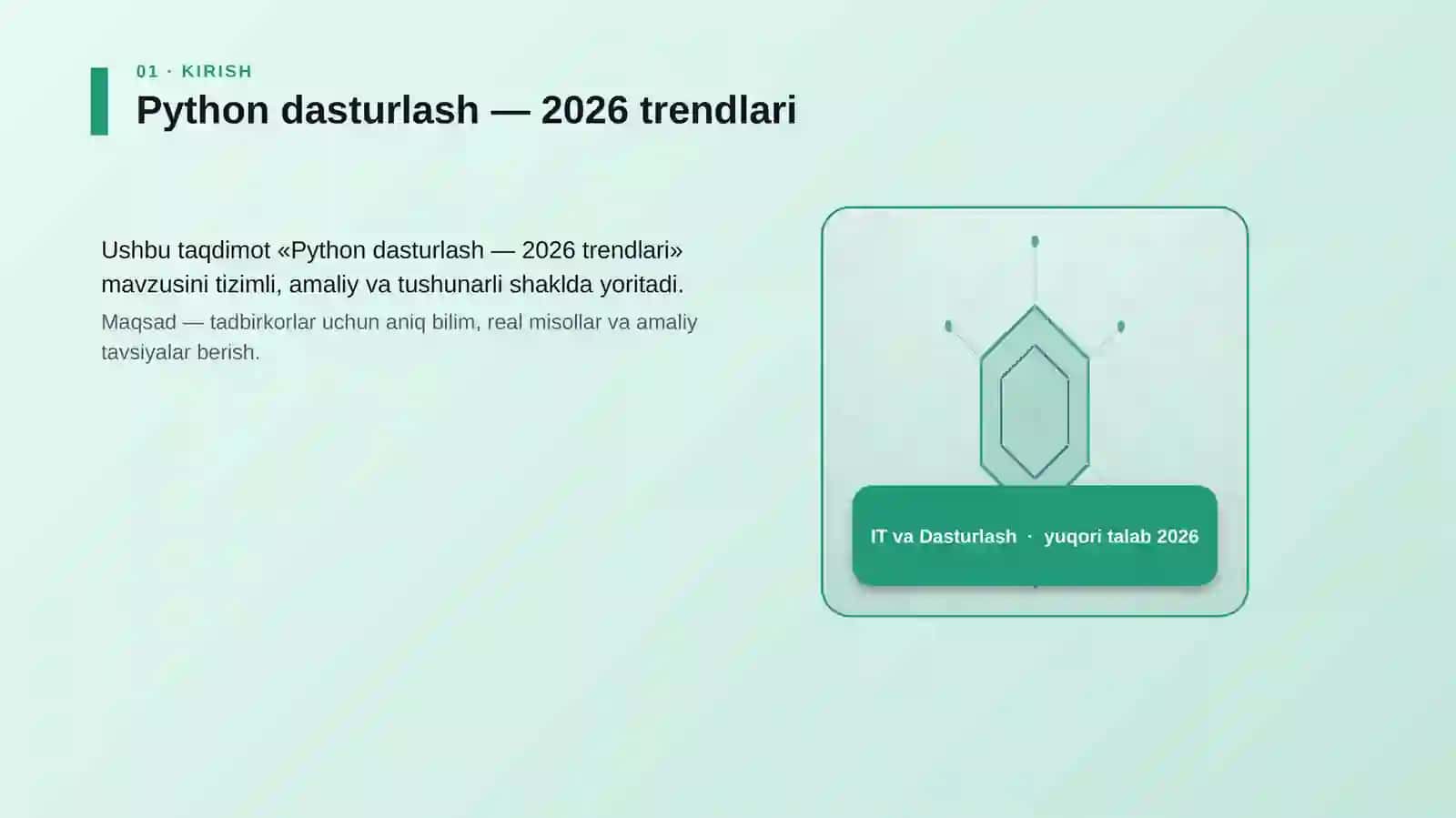 Python dasturlash — 2026 trendlari 3