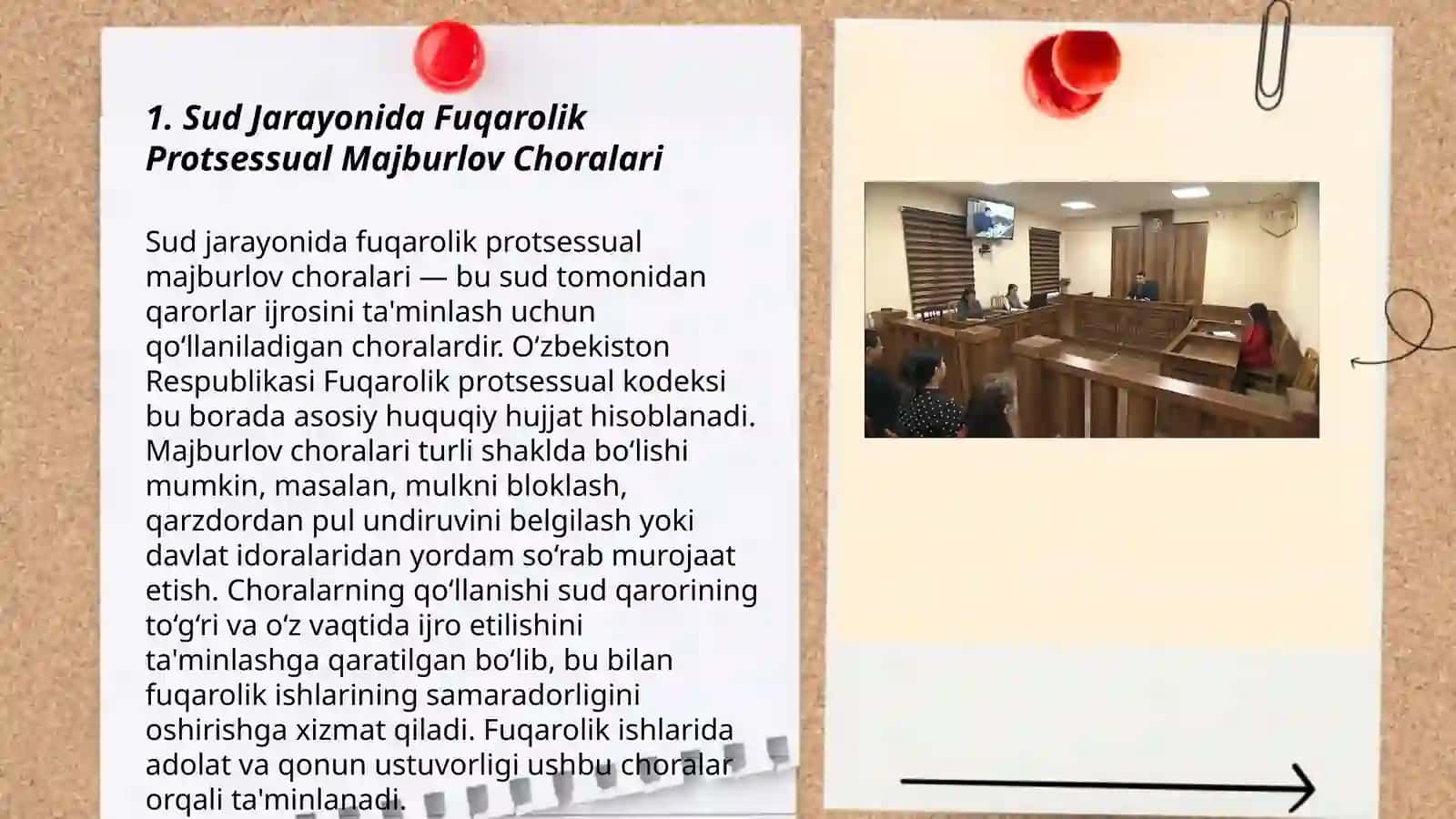 Sud Jarayonida Fuqarolik Protsessual Majburlov Choralari 3
