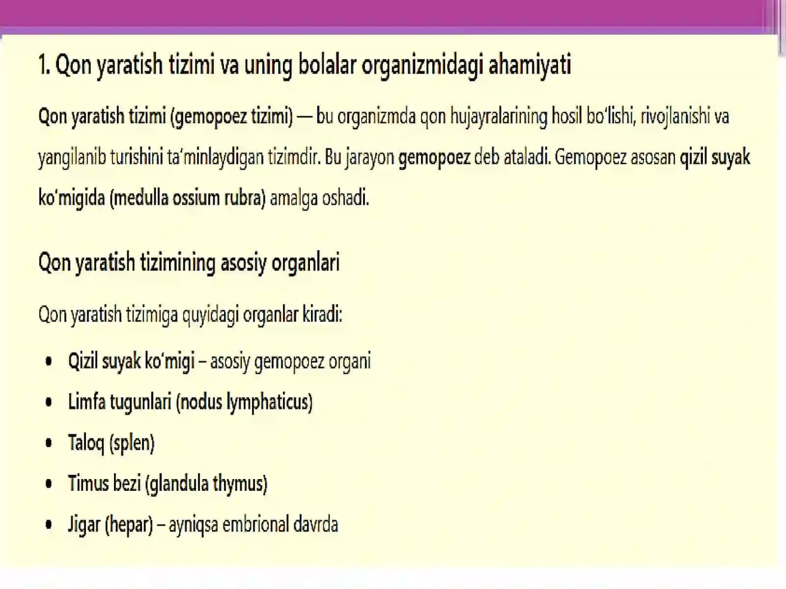 Qonyaratishtizimi, shikastlanish sindromi va simyotikasi 3