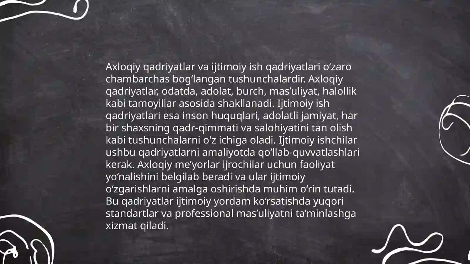 Axloqiy qadriyatlar va ijtimoiy ish qadriyatlari 3