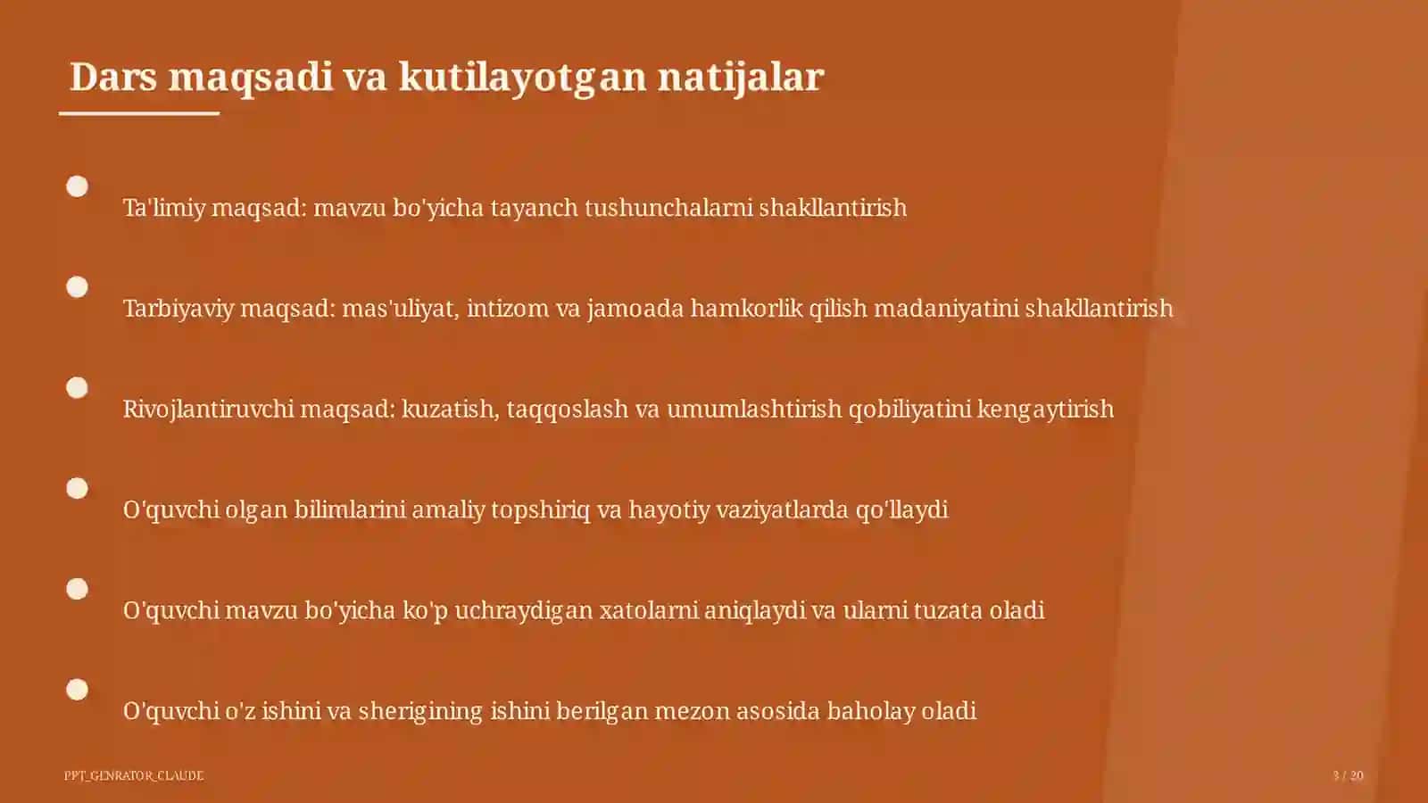 Hayot yo'lini tanlash: maqsad va reja (11-sinf) 3